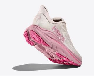Zapatillas Hoka Clifton 10 Mujer Beige/Rosa