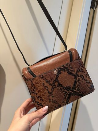 Bolso Uterqüe Marrón y Negro