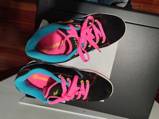 Zapatillas con ruedas desmontables