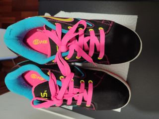 Zapatillas con ruedas desmontables