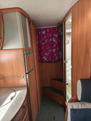 Cortinas Hymer B614 Autocaravana