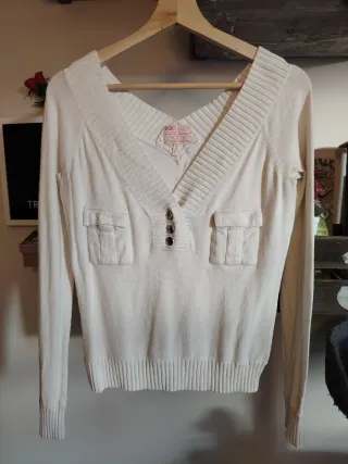 Jersey Bershka Blanco