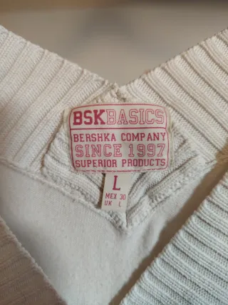 Jersey Bershka Blanco