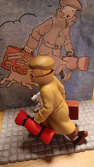Figura resina Tintín Ils Arrivent