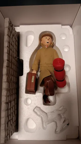 Figura resina Tintín Ils Arrivent