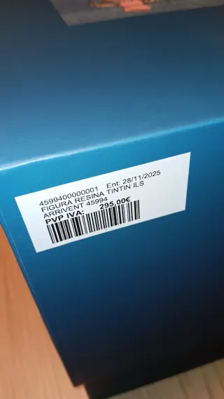 Figura resina Tintín Ils Arrivent