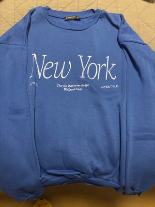 Sudadera Stradivarius New York Talla Única