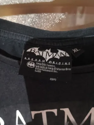 Camiseta Batman Arkham Origins Negra