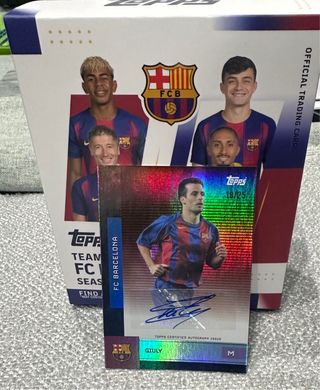 Giuly/25 auto Barcelona Topps Team set  2025-2026