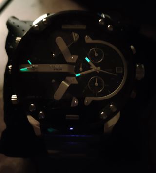 Reloj Diesel Mr Daddy 2.0, dorado y negro