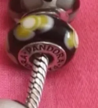 2 Cristales Murano Pandora Originales