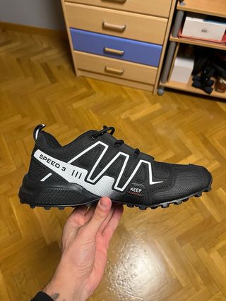Salomon Speed 3 Zapatillas Running Negro/Blanco