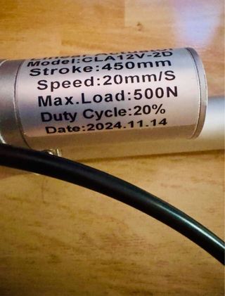 NUEVO! Actuador lineal electrico DC 12V a estrenar
