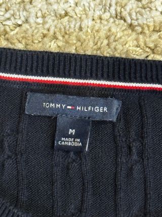 Jersey Tommy Hilfiger Negro Talla M Mujer