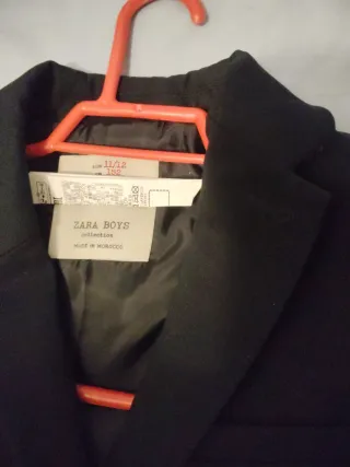 Chaqueta niño comunión azul marino Talla 11/12.