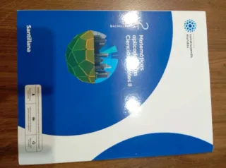 Libro Matemáticas Aplicadas Santillana 2° Bachille