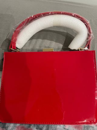 Bolso rojo charol