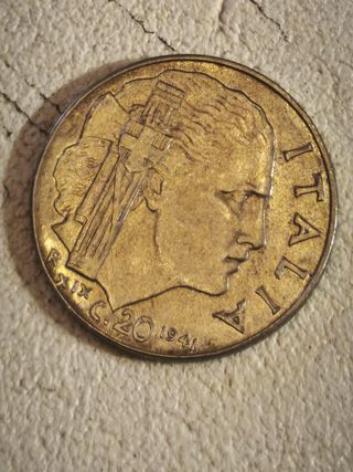 20 Centesimi 1941 Vittorio Emanuele III Italia