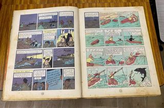 TINTIN Los Cigarros del Faraon. Segunda ed. 1965