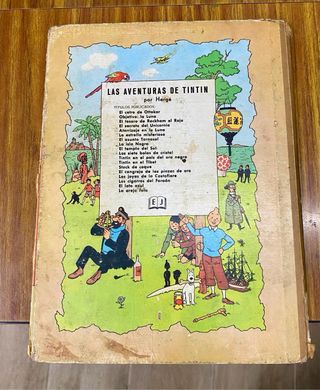 TINTIN Los Cigarros del Faraon. Segunda ed. 1965