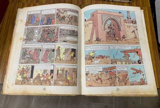 TINTIN Los Cigarros del Faraon. Segunda ed. 1965