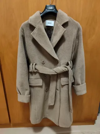 Cappotto lungo beige Silvian Heach