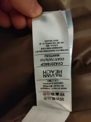 Cappotto lungo beige Silvian Heach