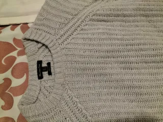 Jersey Massimo Dutti gris mujer