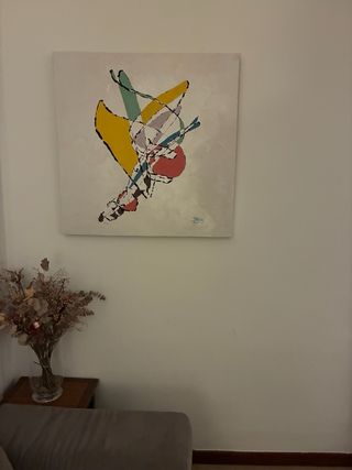Cuadro Abstracto Óleo sobre Lienzo (original)