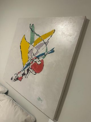 Cuadro Abstracto Óleo sobre Lienzo (original)
