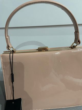 Bolso Primadonna Beige y Dorado