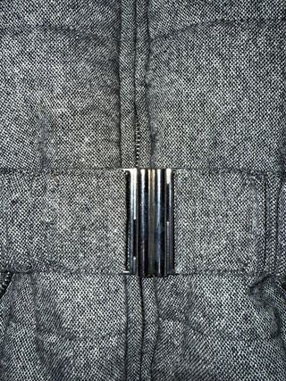 Chaqueta H&M gris con cinturón