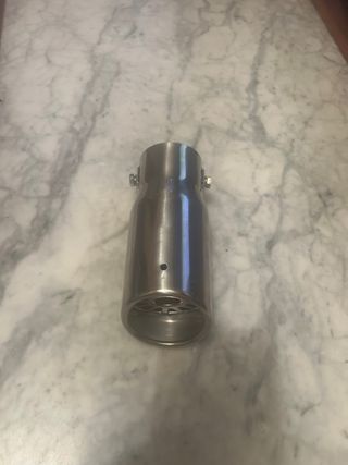 Cola de escape cromada Diámetro de entrada 52 mm