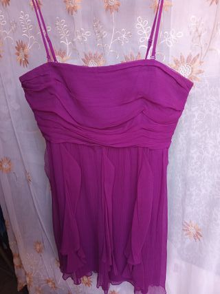 Vestido fiesta YERA talla 4XL morado