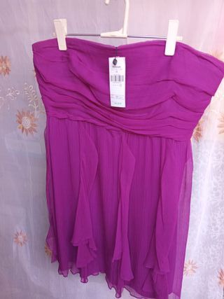 Vestido fiesta YERA talla 4XL morado