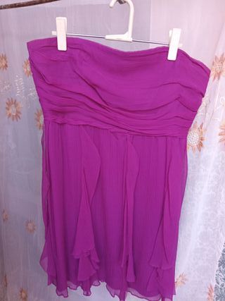 Vestido fiesta YERA talla 4XL morado