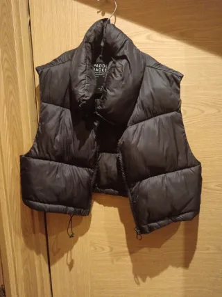 Chaleco acolchado negro