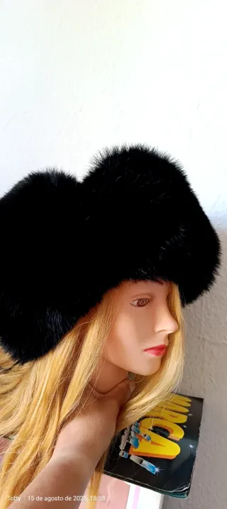 Gorro Ushanka Ruso Unisex Negro
