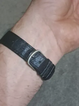 Reloj SK Cuarzo Negro/Plateado