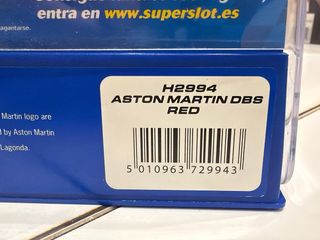 Scalextric Superslot Aston Martin DBS Rojo