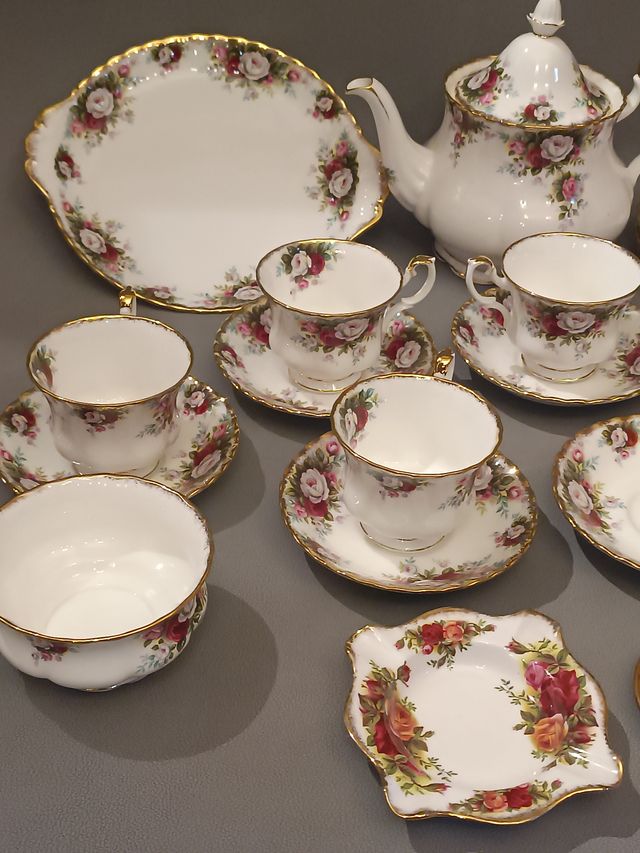 Juego de té Royal Albert porcelana