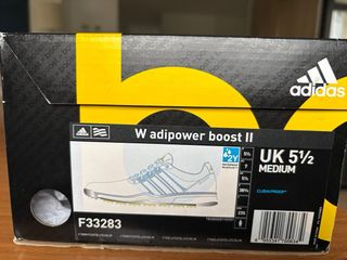 Zapatillas de golf mujer Adidas blancas y azules