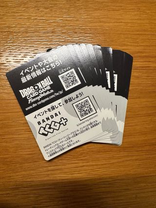 Lotto carte Dragon Ball Fusion World