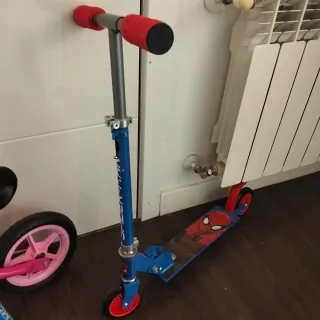 Pack bici sin pedales + 2 patinetes