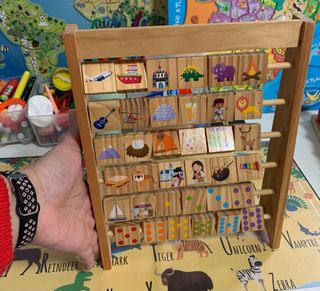 Abaco Educativo Madera Letras y Números