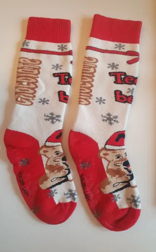 Calze antiscivolo natalizie Golden Lady