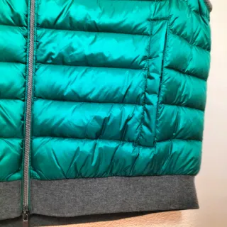 Chaleco El Ganso Verde y Gris