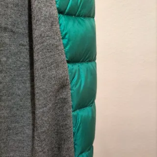 Chaleco El Ganso Verde y Gris