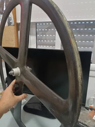 Rueda Corima Carbono 4 palos tubular