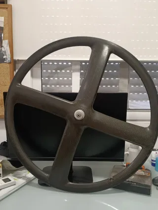 Rueda Corima Carbono 4 palos tubular